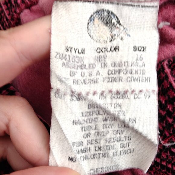 Vintage Cherokee Pink Corduroy Pants 12 - Picture 6 of 7
